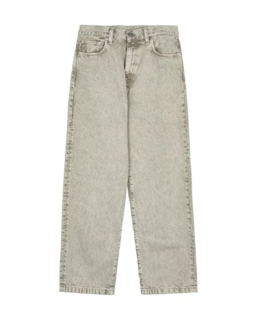 Carhartt Natural Buttoned Jeans for men