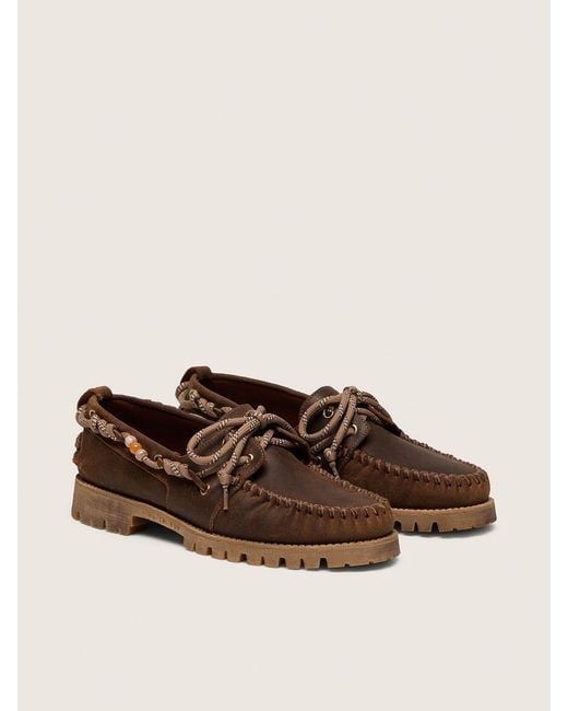 Golden Goose Deluxe Brand Brown Cruise Lace-Up Loafers for men