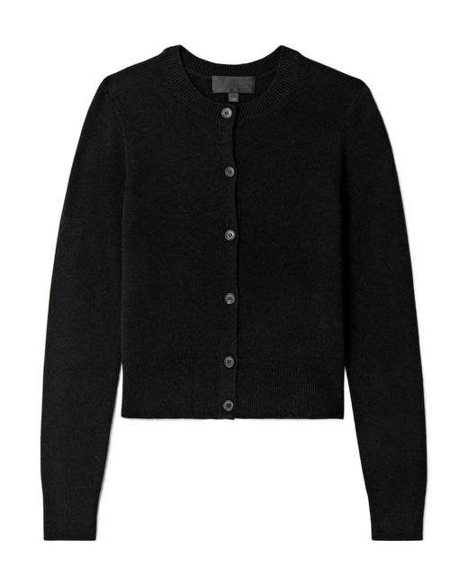 Nili Lotan Black March Button Sweater