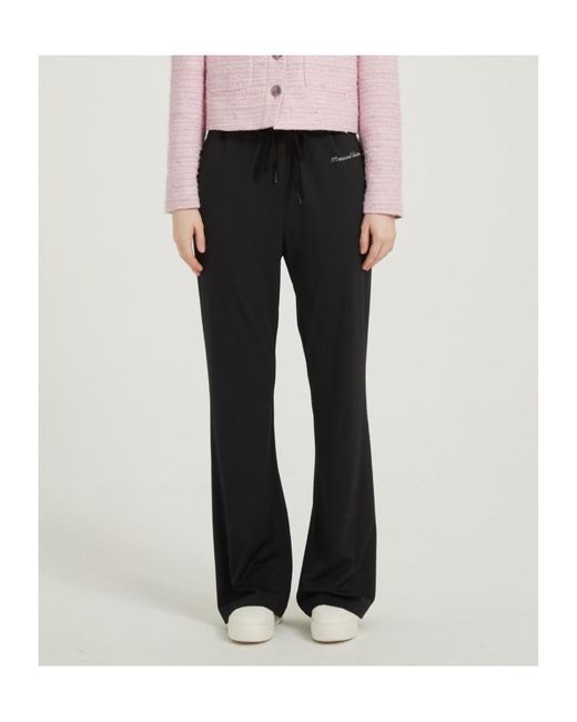 Marissa Chiara Black Drawstring Sweatpants