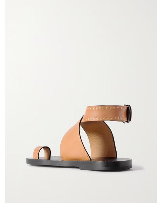 Isabel Marant Brown Flat Sandals