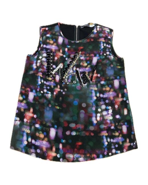 Max Mara Blue Crew Neck Vest