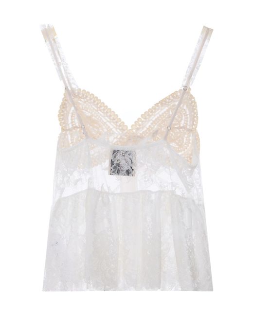 Aniye By White Noa Lace Bow Detail Top