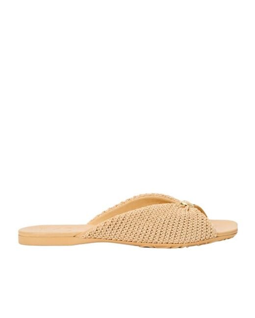 Loewe Natural X Paula's Ibiza Woven Pebble Slides