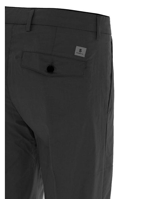 Department 5 Black Slim-Fit Chino Trousers for men