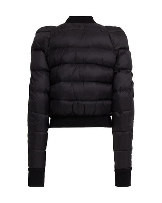 Rick Owens Black Duvet Flight Light Nylon Jacket