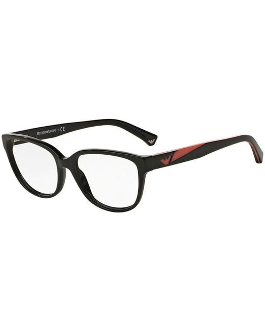Emporio Armani White Logo Flat Mirror