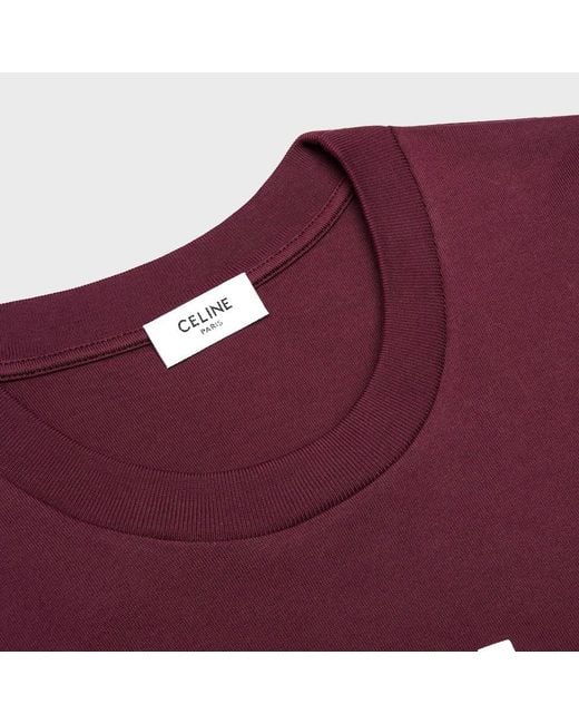 Céline Purple T-Shirt for men