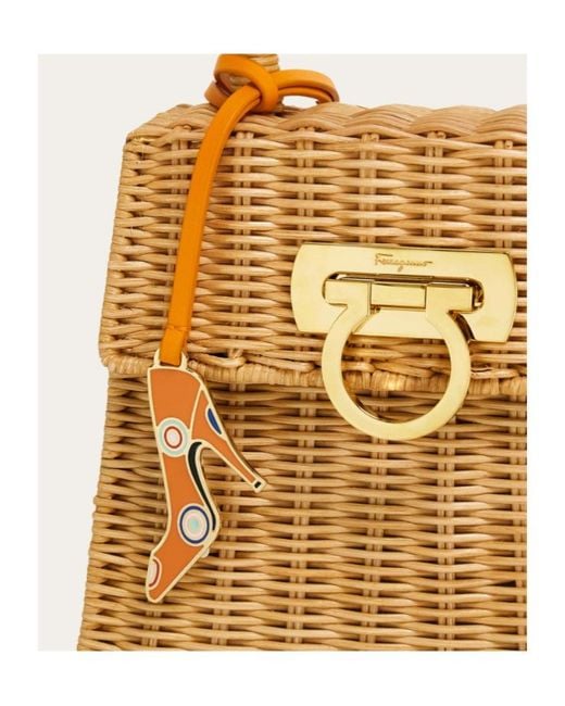 Ferragamo White Ferragamo Creations'Icon Charm