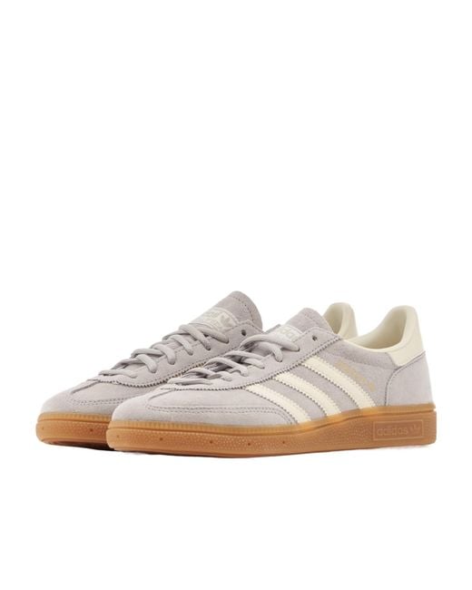 Adidas Originals White Handball Spezial Low-Top Sneakers