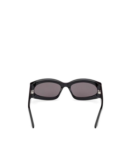 Gcds White Logo Temple Sunglasses for men