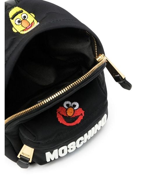Moschino Multicolor Logo-Patch Mini Bag