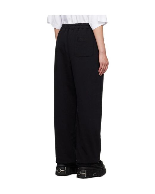 Vetements Black Flag-Logo Print Track Pants