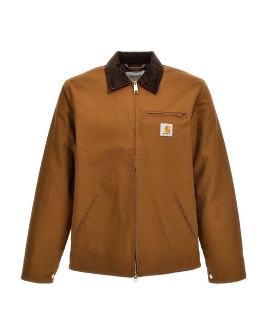 Carhartt Brown Long-Sleeved Casual Jacket for men
