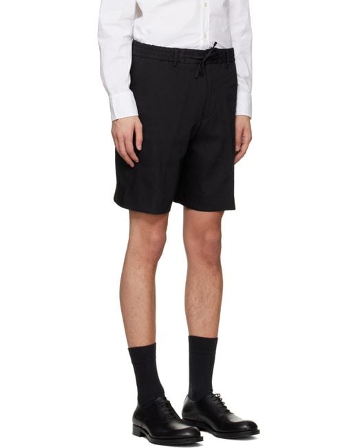 Boss Black Drawstring Shorts for men