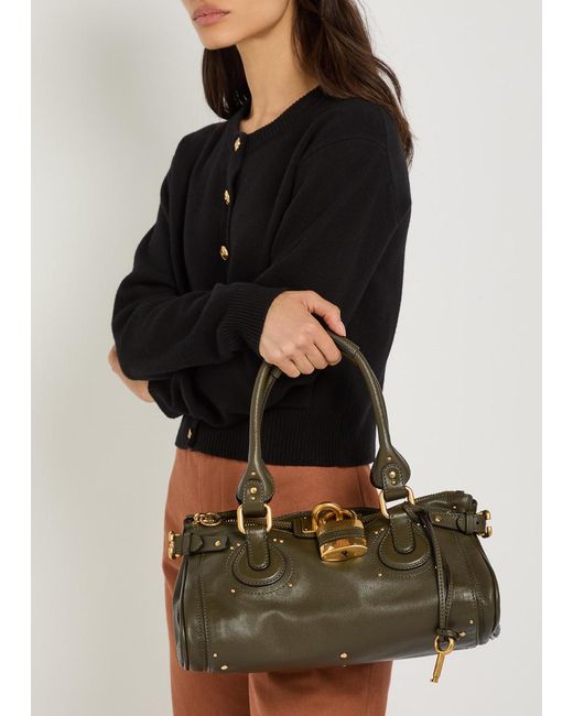 Chloé Metallic Lychee Grain Shoulder Bag