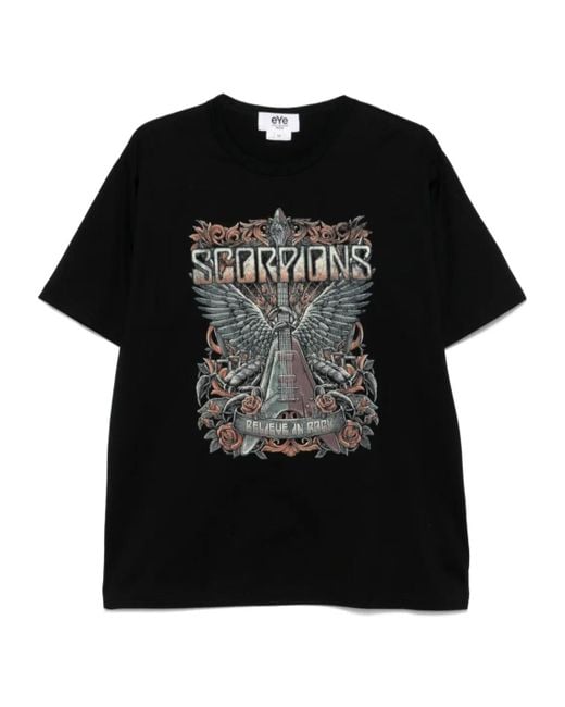 Junya Watanabe Black Classic Crew Neck T-Shirt for men