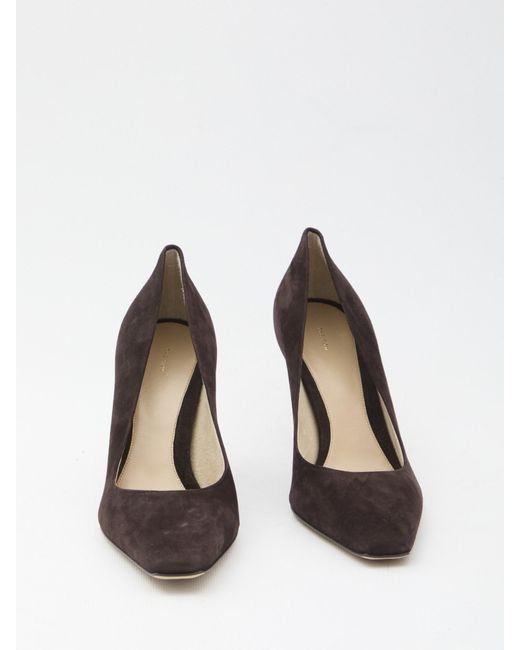 The Row Brown Carla Pointed Toe Pumps