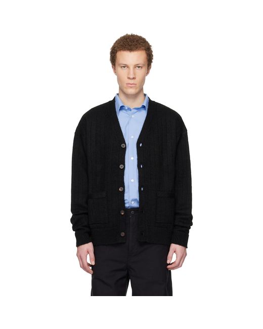 Visvim Black Cardigan for men