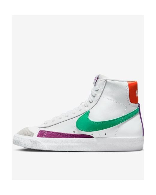 Nike Green Blazer Mid '77 High-Top Casual Sneakers
