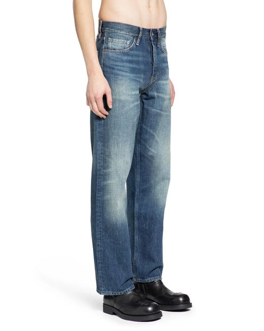 sunflower Blue Logo-Patch Denim Jeans for men