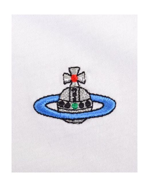 Vivienne Westwood White Logo Short-Sleeved T-Shirt for men