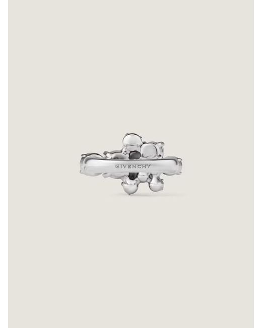 Givenchy White Embellished Ring