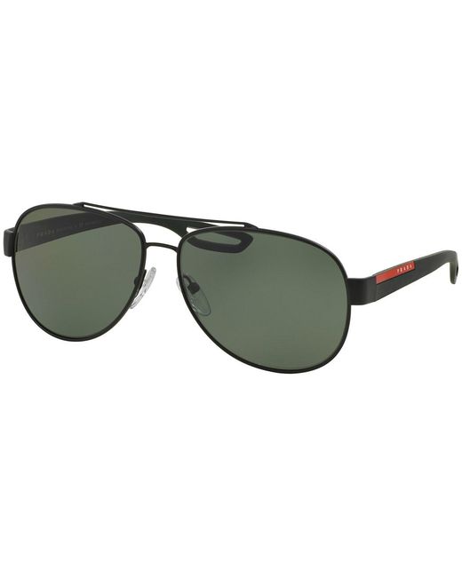 Prada Green Logo Sunglasses