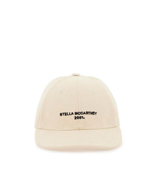 Stella McCartney Natural Logo Hat