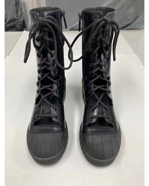 Dior Black Laced Boots