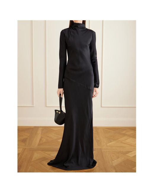 TOVE Black Backless Long Dress