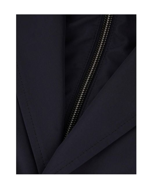 Herno Blue Long-Sleeved Casual Jacket for men