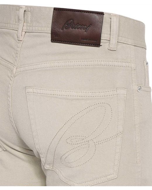 Brioni Gray Meribel Jeans for men