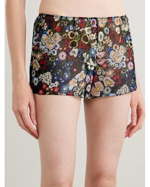 Khaite Multicolor Tilly Printed Shorts