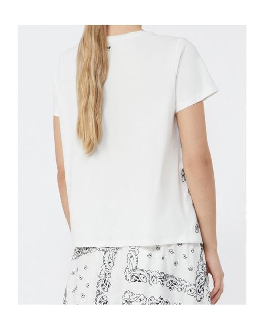 Weekend by Maxmara White Genio Patterned T-Shirt