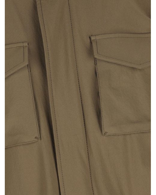 Herno Green High Neck Field Jacket for men