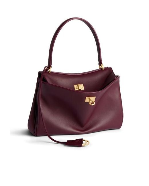 Balenciaga Purple Rodeo Small Top Handle Bag