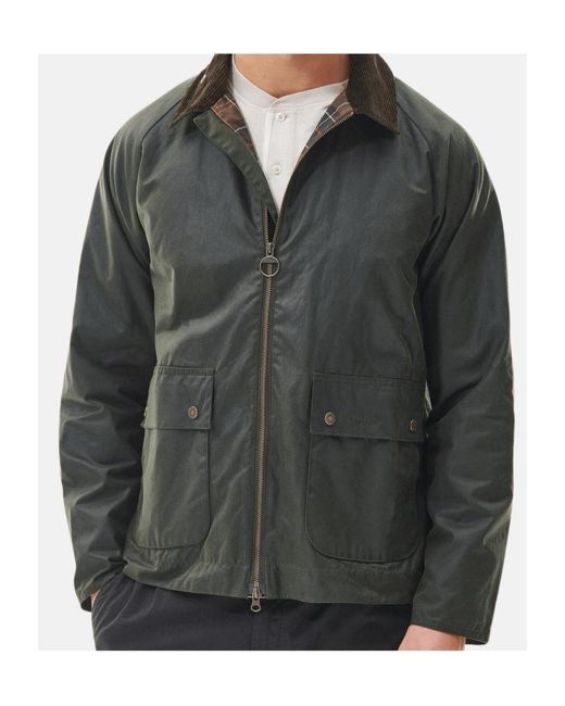 Barbour Green Long-Sleeved Casual Jacket for men
