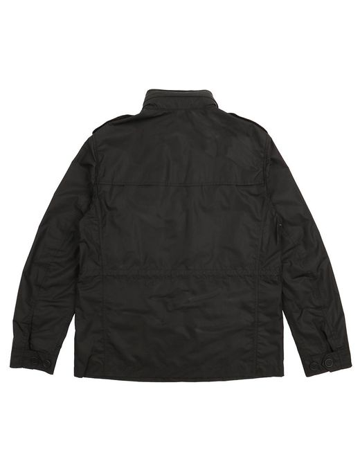 Burberry Black Long-Sleeved Casual Jacket for men