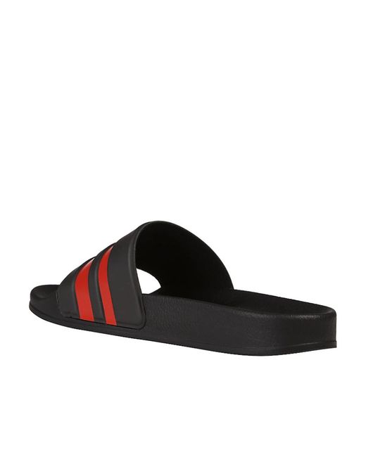 Gcds Brown Logo Open-Toed Sandals for men