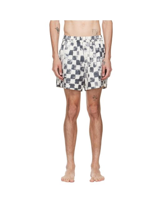 Represent White Ative Pool Side Swimsuit for men
