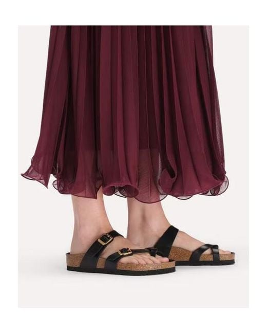Birkenstock Brown Mayari Buckled Flat Sandals