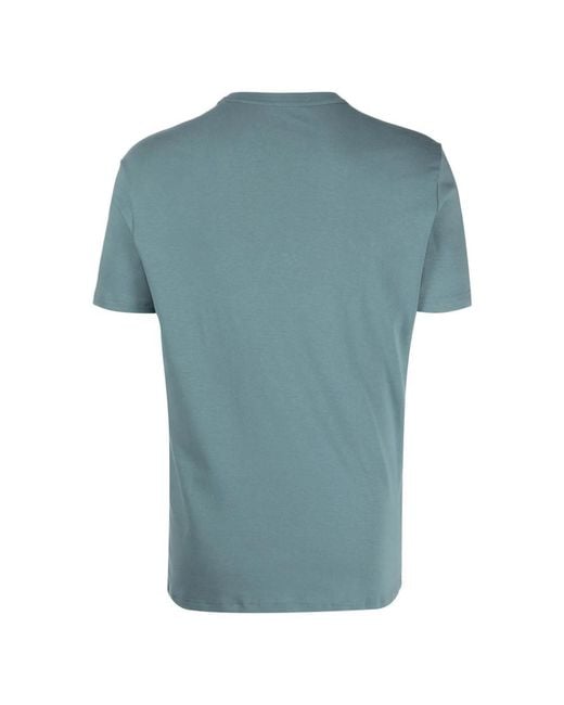 Tom Ford Blue V-Neck Stretch-Cotton T-Shirt for men