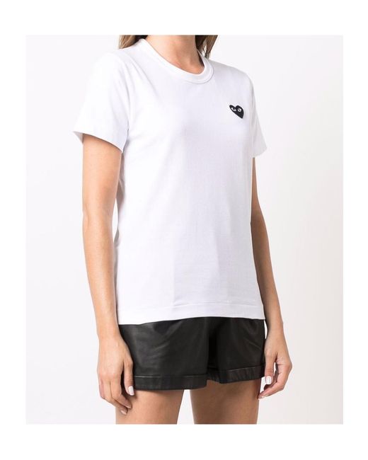 Comme des Garçons White Short-Sleeved T-Shirt for men
