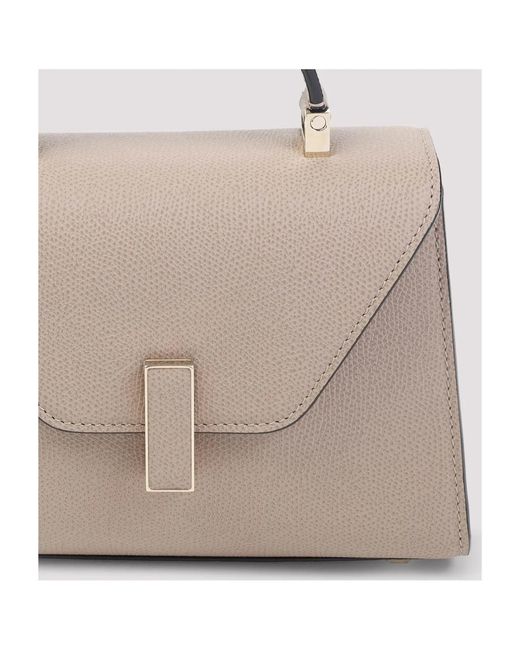 Valextra Gray Iside Crossbody Micro Bag