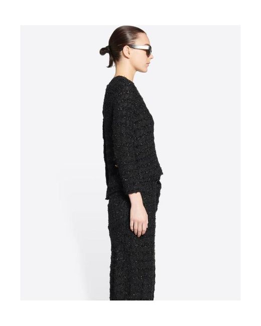 Balenciaga Black Back-To-Front Top