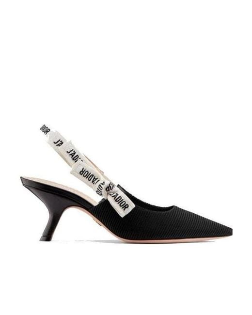 Dior Black J'A Slingback Pump