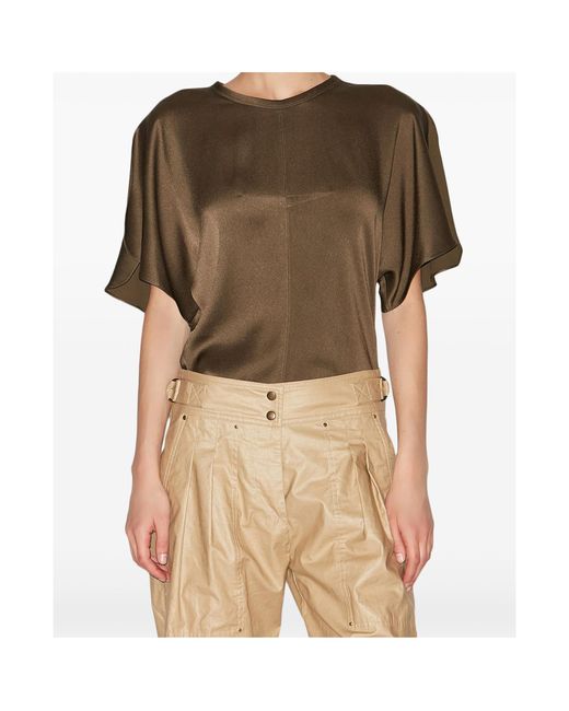 Isabel Marant Brown Karlita Top