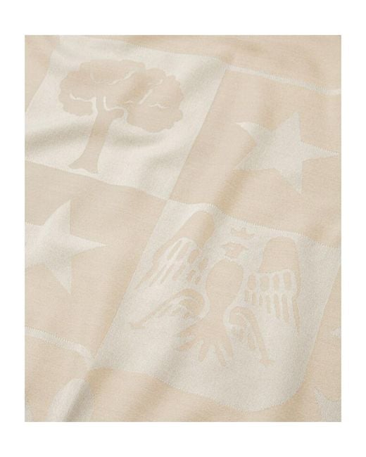 Loro Piana White Crest Plaid