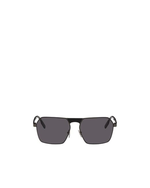 Zegna White Logo Sunglasses for men